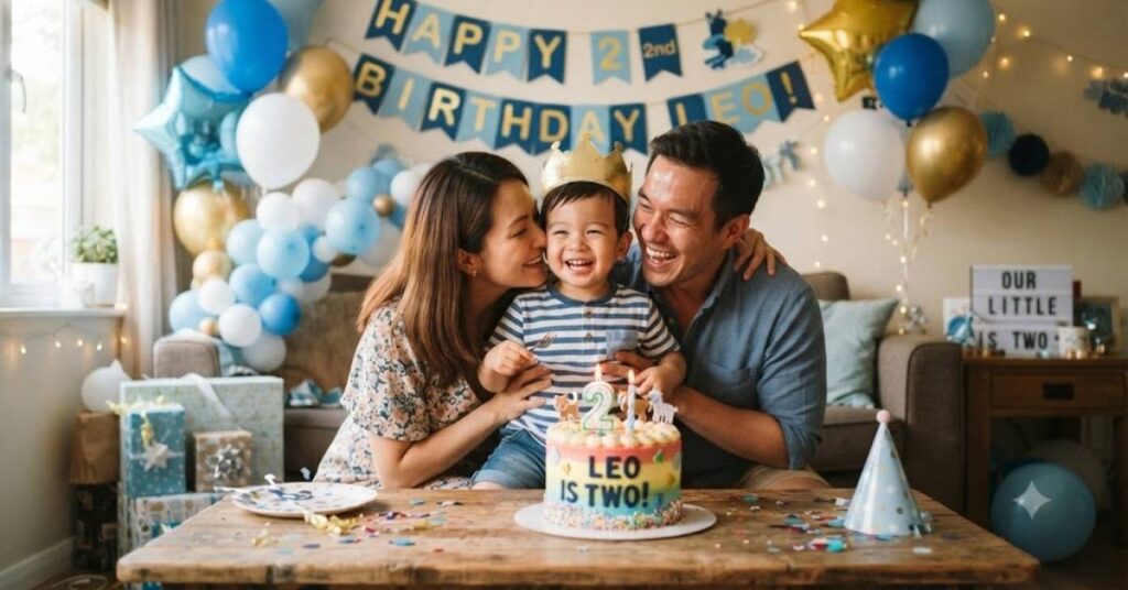 2nd Birthday Wishes for Boy from Parents