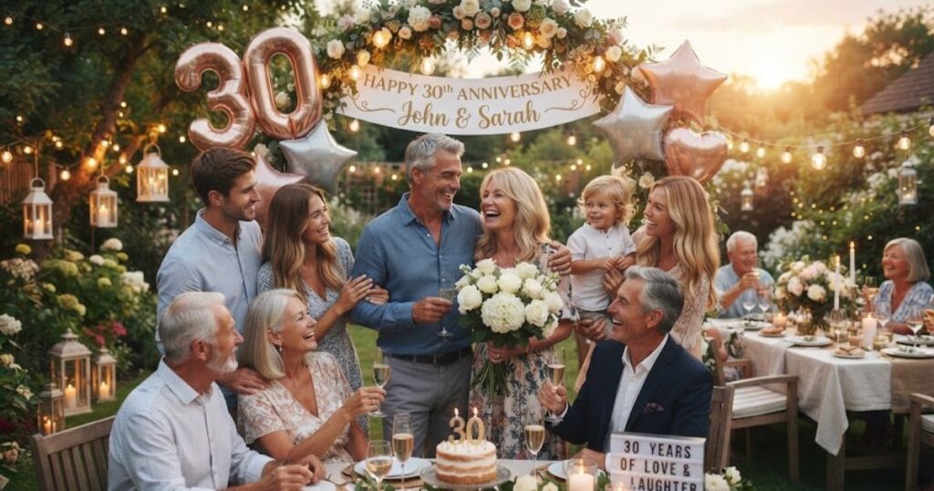 30th Anniversary Wishes for Family Members