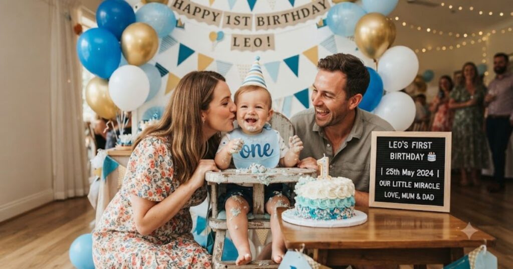 First Birthday Wishes for Baby Boy from Parents