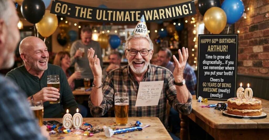 Funny 60th Birthday Wishes for Men