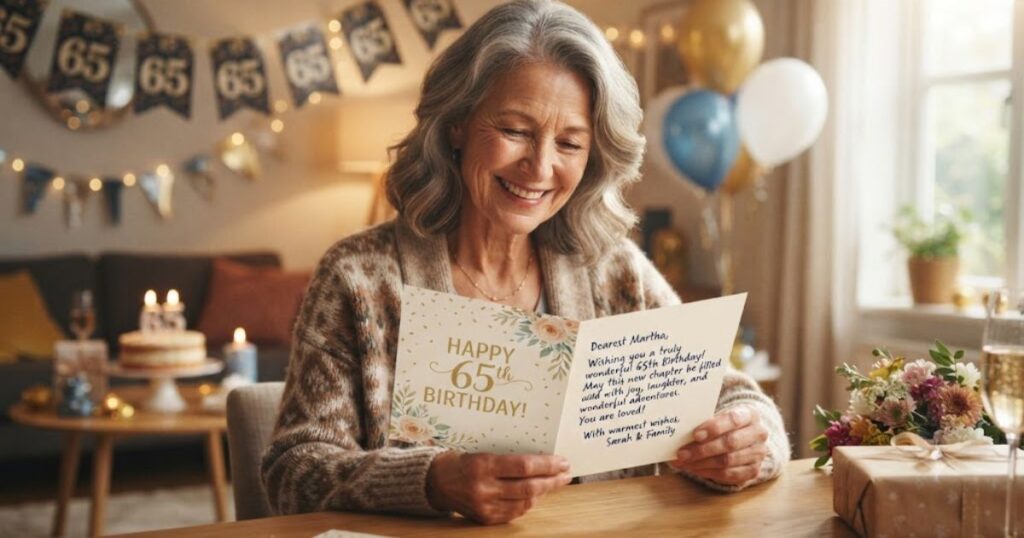 What to Write in a 65th Birthday Card