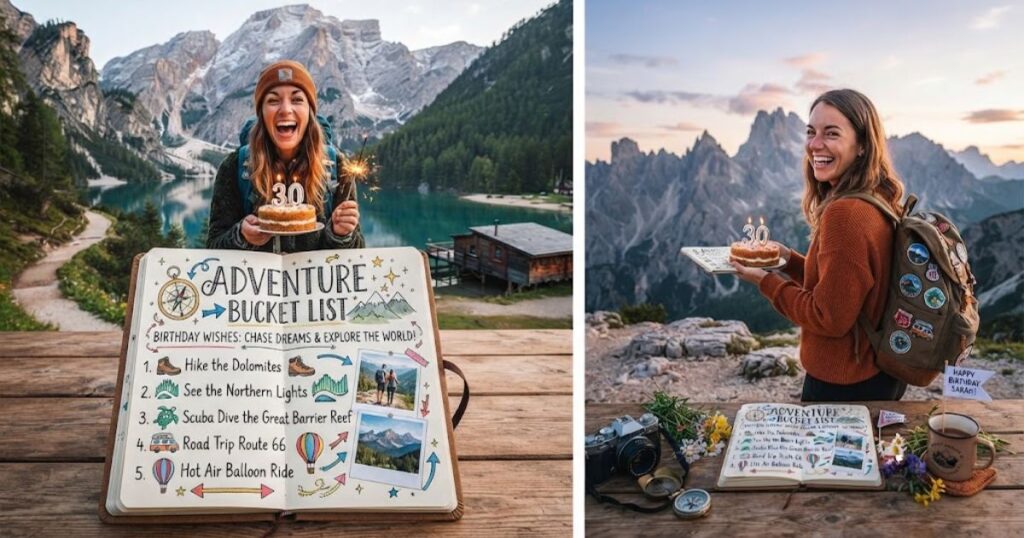 Adventure Bucket List Birthday Wishes