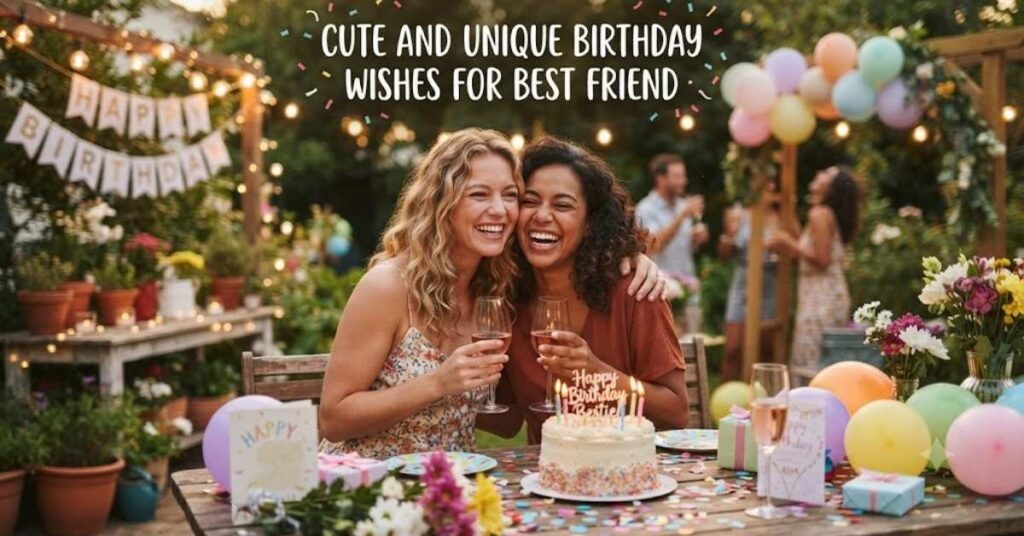 Cute and Unique Birthday Wishes for Best Friend