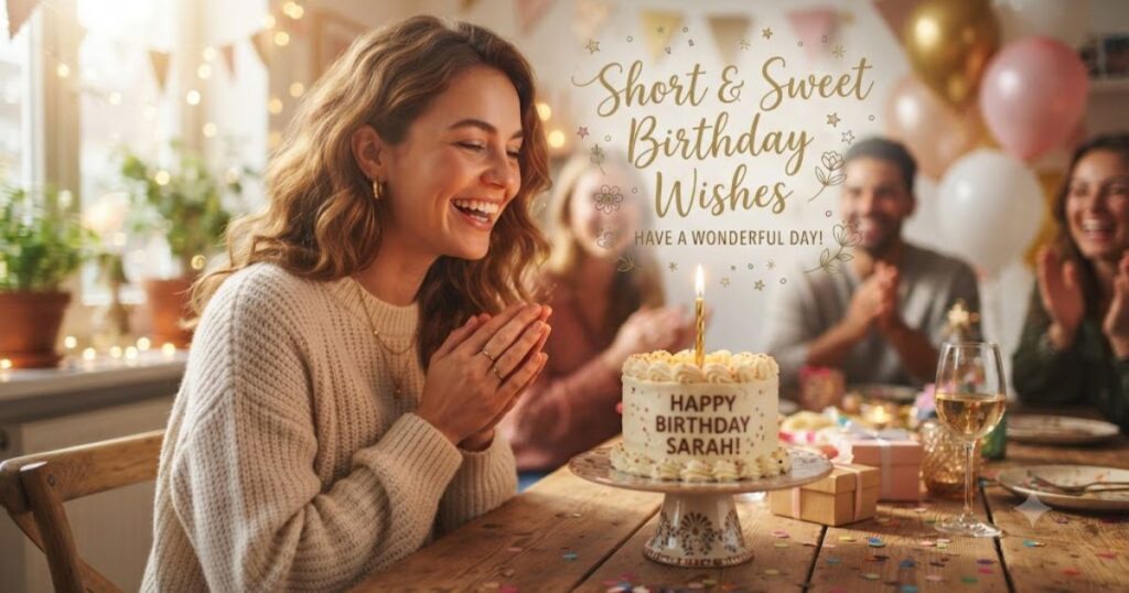 Short and Sweet Birthday Wishes