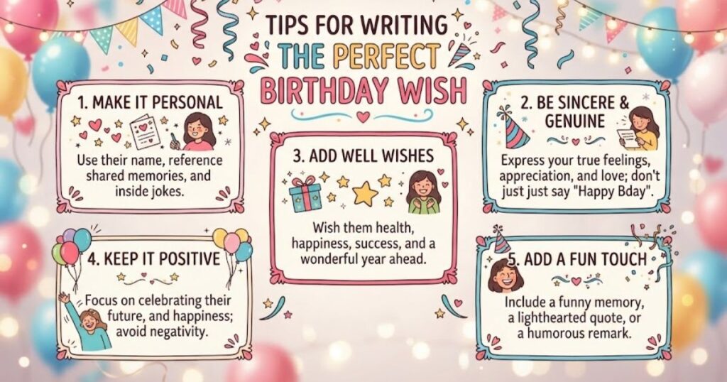 Tips for Writing the Perfect Birthday Wish