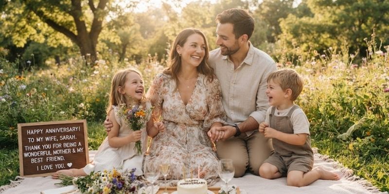 Anniversary Wishes for Wife After Having Children