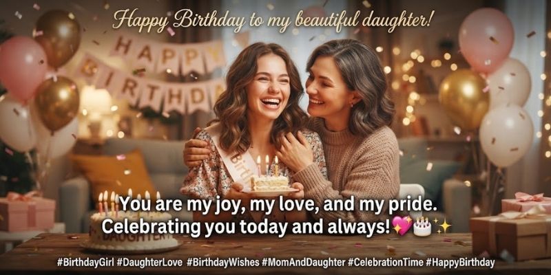 Birthday Wishes for Daughter From Mom for Instagram