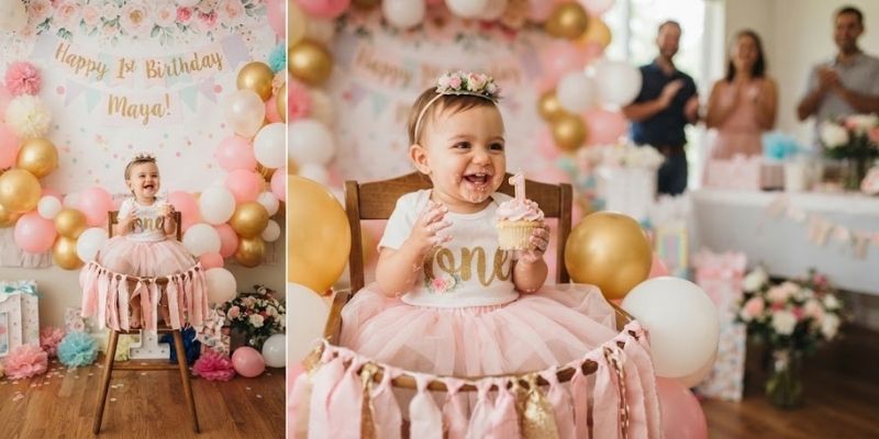 First Birthday Wishes for Baby Girl