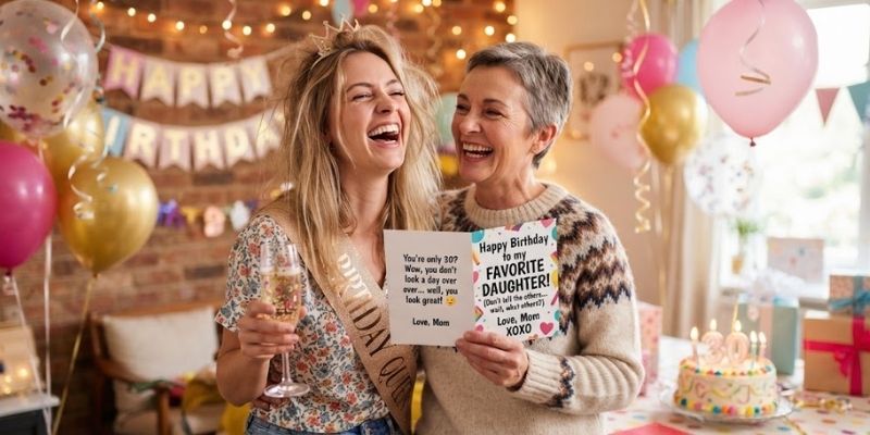 Funny Birthday Wishes for Daughter From Mom