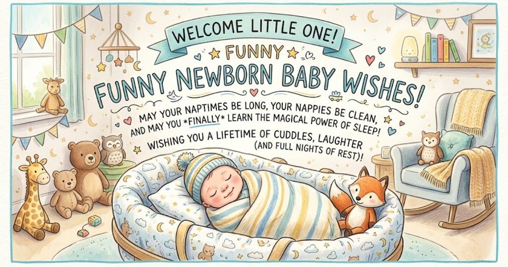 Funny New Born Baby Wishes