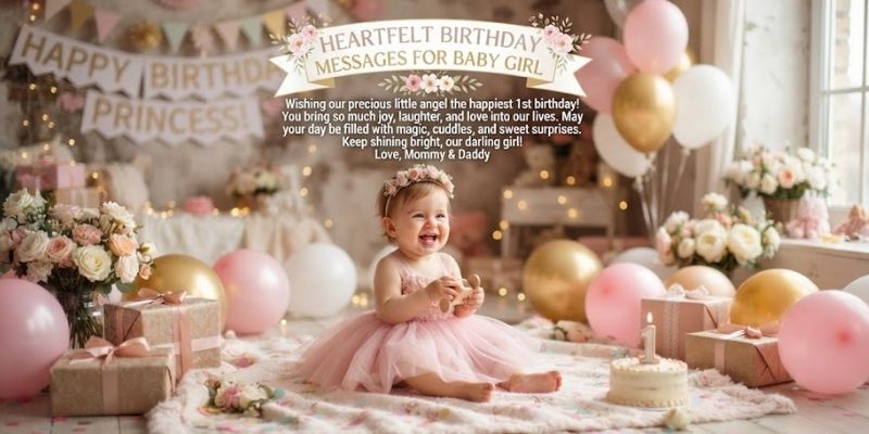 Heartfelt Birthday Messages for Baby Girl