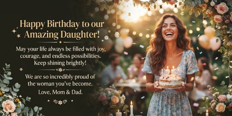 Inspirational Birthday Wishes for Your Daughter