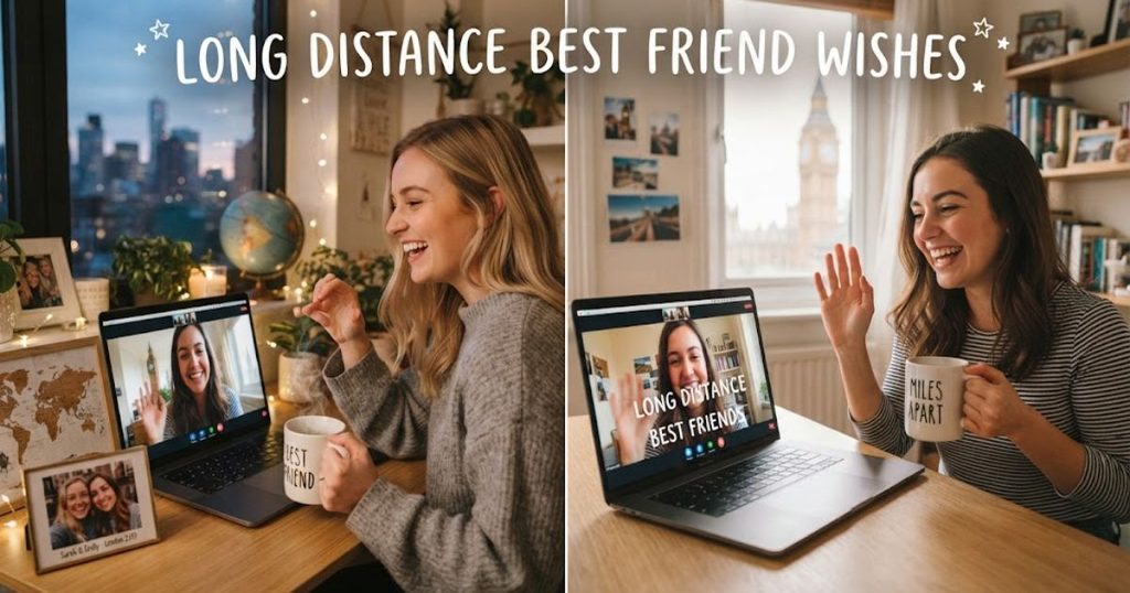Long Distance Best Friend Wishes
