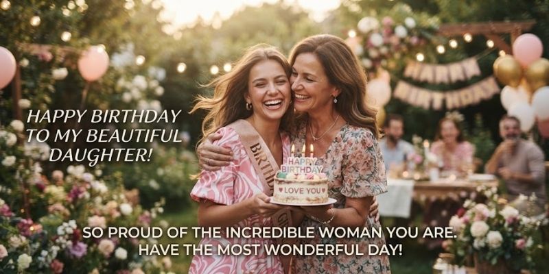 Proud Mom Birthday Wishes for Daughter