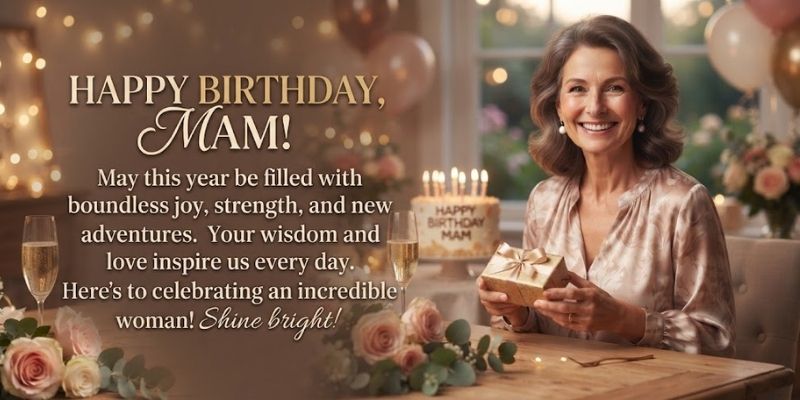 Inspirational & Motivational Birthday Wishes for Mam