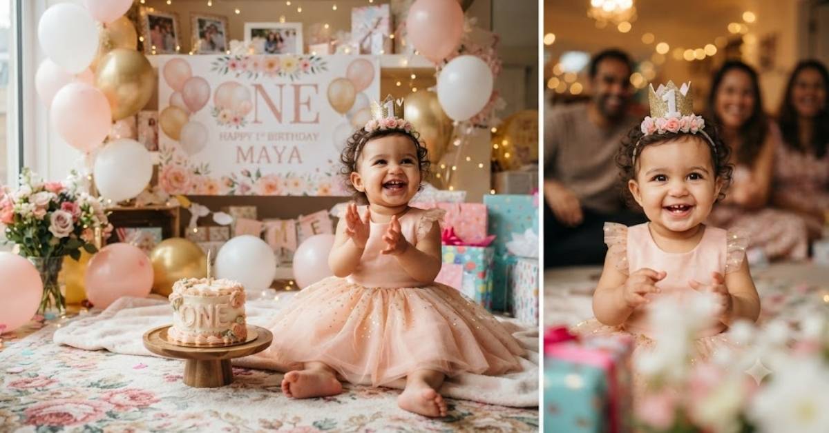1st birthday wishes for girl