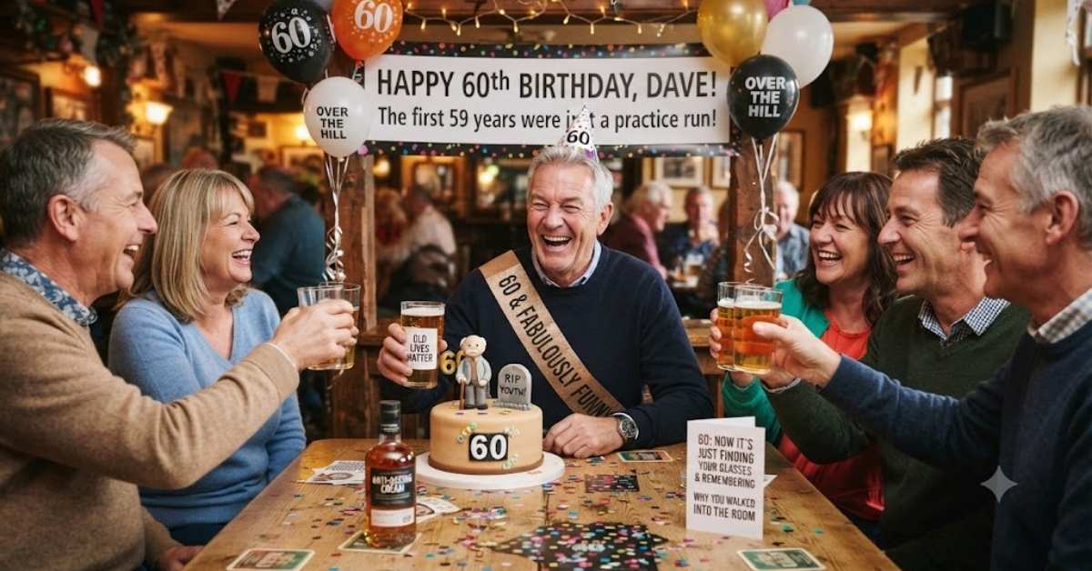 60th birthday wishes funny