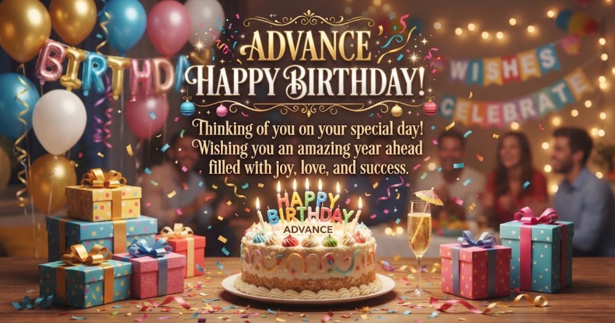 advance happy birthday wishes