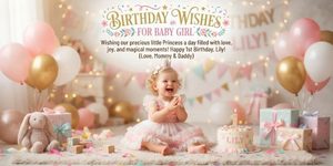 birthday wishes for baby girl