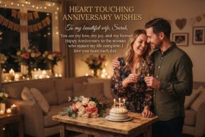heart touching anniversary wishes for wife